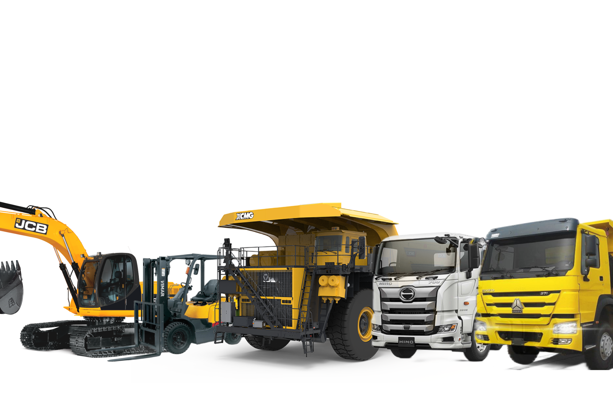 Bola Motors commercial vehicle and machinery lineup in Port Moresby