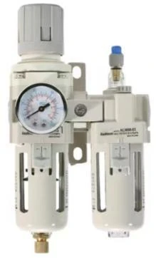 Filter regulator and lubricator assembly
